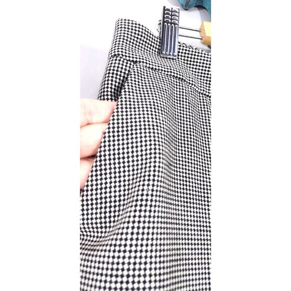 Talbots Signature Flare Black White Womens Wool Trouser Pants Size 10 - Picture 4 of 12